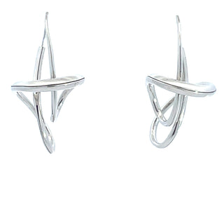Michael Good: Platinum AntiClastic Raised Earrings