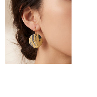 Atelier Zobel: Circle Drop Earrings