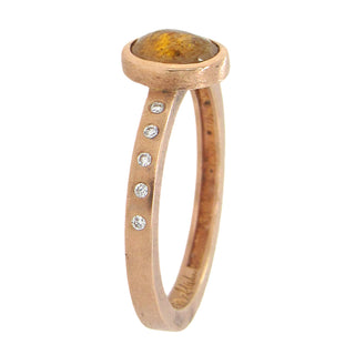 Natural Rose Cut Diamond Ring