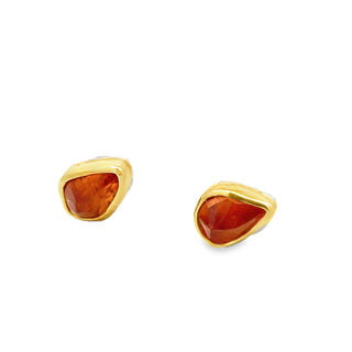Margoni Studio: Spessartite Garnet Earring Studs