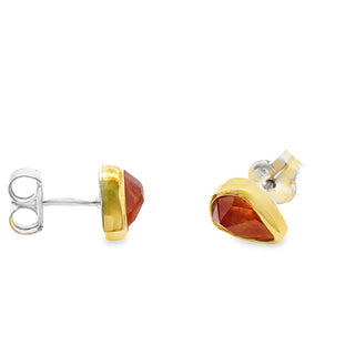 Margoni Studio: Spessartite Garnet Earring Studs