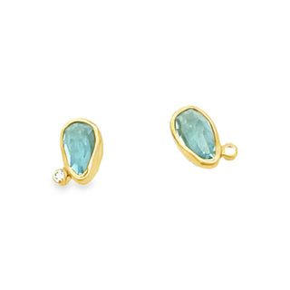 Margonia Studio: Aquamarine Stud Earrings