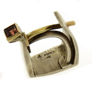 Garnet Sculptured Ring