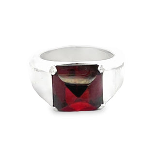 Cabochon Garnet Ring