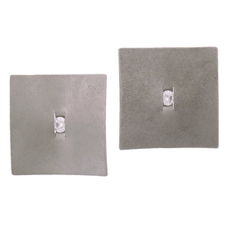 Platinum 'Sail' Earrings