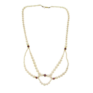 Pastel Pearl Strand Necklace