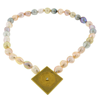Pastel Pearl Strand Necklace