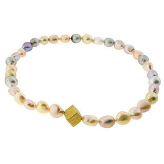 Pastel Pearl Strand Necklace