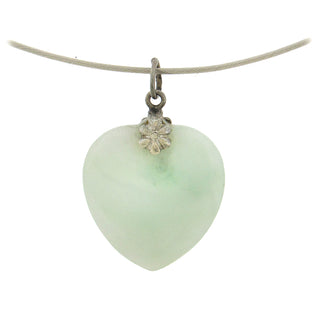 Jadeite Heart Pendant