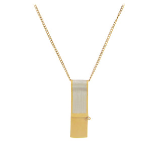 Ute Buge: Platinum 22K Gold Pendant