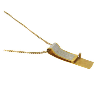 Ute Buge: Platinum 22K Gold Pendant