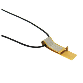 Ute Buge: Platinum 22K Gold Pendant