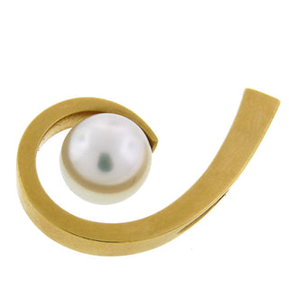 Angela Hubel: 18K 'Pearl Lagoon' Pendant