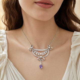 Edwardian Diamond Swag Necklace