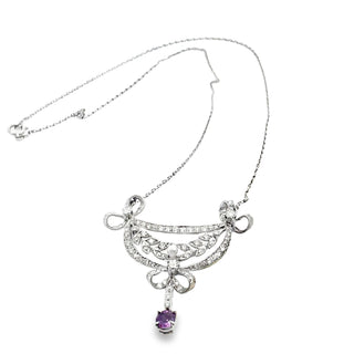 Edwardian Diamond Swag Necklace