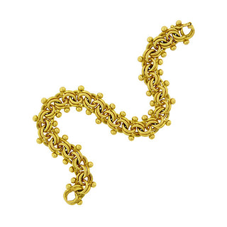 20K Gold Flexible Double Link Bracelet