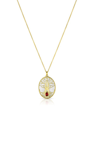 Alishan: 'Tree of Life" Sapphire Necklace