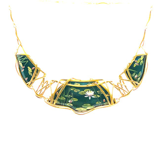Larissa Podgoretz: 'Water Lilies' Necklace