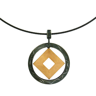 Eddie Sakamoto: Circling the Square Necklace