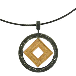 Eddie Sakamoto: Circling the Square Necklace