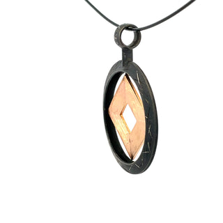 Eddie Sakamoto: Circling the Square Necklace