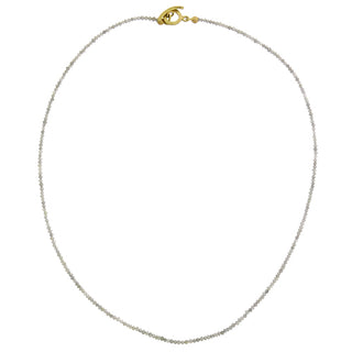 Klaus Spies: Salt and Pepper Diamond Bead Necklace