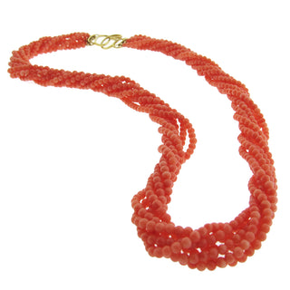 Coral Bead Necklace