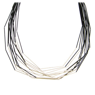 Maria Rzewuska: Sterling 12-Strand Necklace