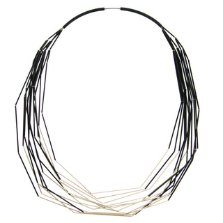 Maria Rzewuska: Sterling 12-Strand Necklace