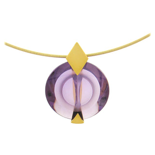 Tom & Jutta Munsteiner: Amethyst 'Magic Face' Necklace