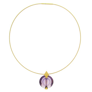 Tom & Jutta Munsteiner: Amethyst 'Magic Face' Necklace