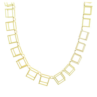 Momoko Kumai: Open Cube Cascading Necklace