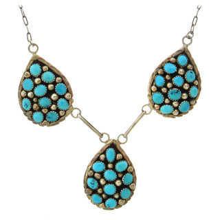 Marie Thompson: Turquoise Teardrop Necklace
