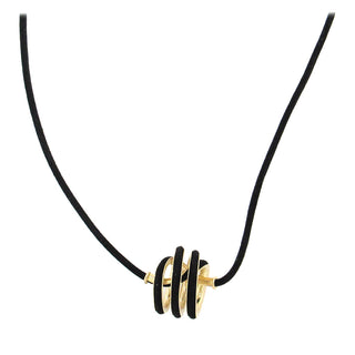 Timo Krapf: 18K Gold Fisherman's Knot Pendant Necklace