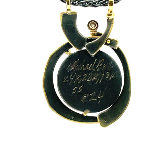 Michael Boyd: Orange Sapphire Necklace