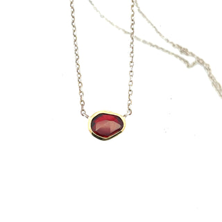 Margoni Studio: Rose-Cut Garnet Necklace