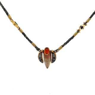 Michael Boyd: Sunstone Garnet Necklace