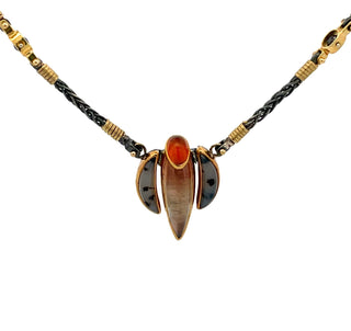 Michael Boyd: Sunstone Garnet Necklace