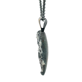 Atelier Zobel: Reversible Hematite Heart Pendant
