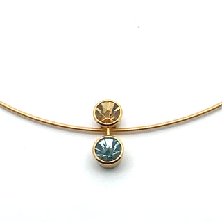 Jutta Munsteiner: 'Spirit Sun' Beryl and Aqua Necklace