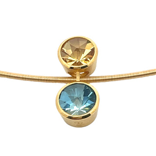 Jutta Munsteiner: 'Spirit Sun' Beryl and Aqua Necklace
