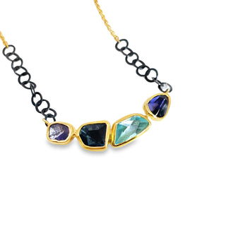 Margoni Studio: Gem-Set Smile Necklace
