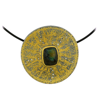 Dazzling Spectrolite Brooch/Pendant