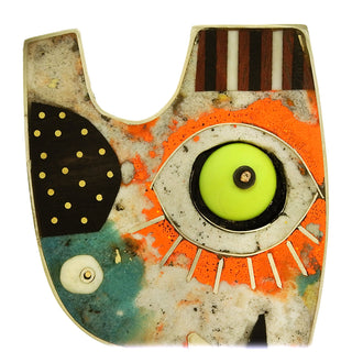 Tod Pardon: 'Yontal' Sculpture Brooch