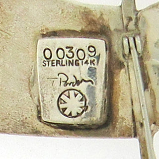 Tod Pardon: Sterling Sculpture & Brooch
