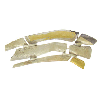 Glnda Arentzen: Curved Segmented Brooch
