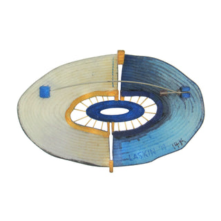 Rebekah Laskin: 3-D Hand Painted Brooch