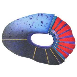 Rebekah Laskin: 3-D Hand Painted Brooch