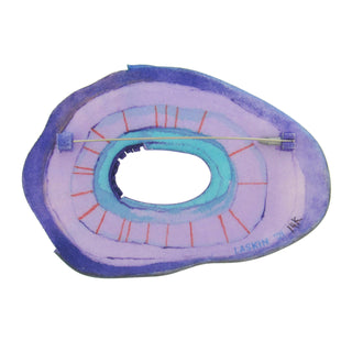 Rebekah Laskin: 3-D Hand Painted Brooch