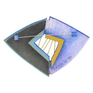 Rebekah Laskin: 3-D Hand Painted Brooch